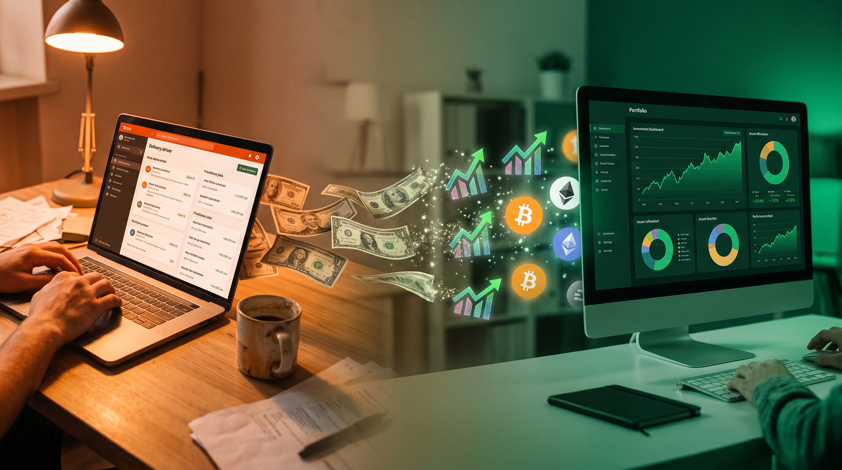 How to Turn Your Side Hustle Income Into Real Investments