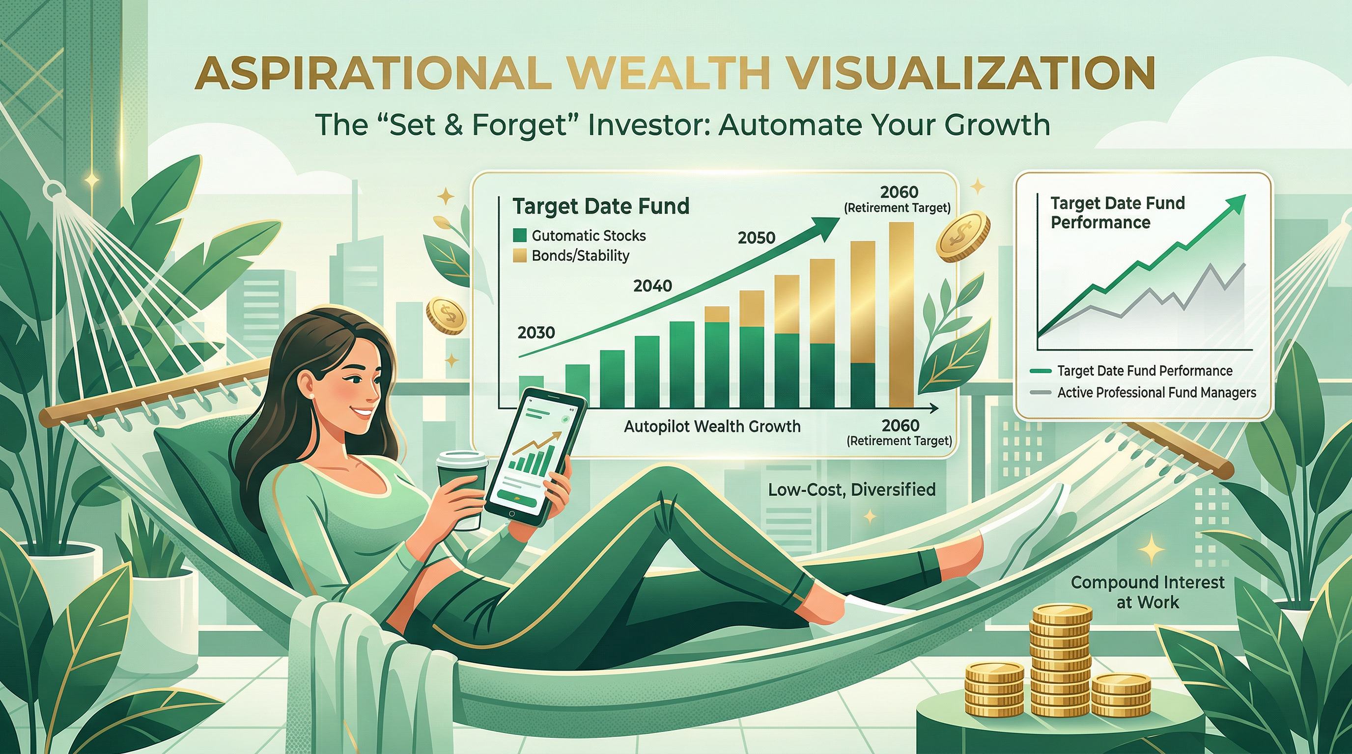 The Lazy Person's Investment Strategy That Beats Most Professionals: Target Date Funds Explained